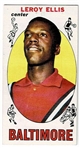1969 Topps Basketball #42 Leroy Ellis - Baltimore Bullets RC